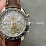 TW Factory Omega Speedmaster Racing 329.32.44.51.06.001 44.25mm Steel Leather Strap Silver Strap (6) TW Factory Omega Speedmaster Racing 329.32.44.51.06.001 44.25mm steel leather strap silver dial replica watch