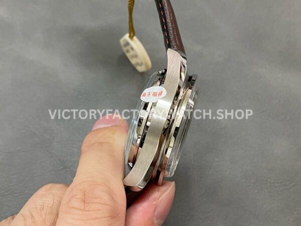 TW Factory Omega Speedmaster Racing 329.32.44.51.06.001 44.25mm Steel Leather Strap Silver Strap (7) TW Factory Omega Speedmaster Racing 329.32.44.51.06.001 44.25mm Steel Leather Strap Silver Dial