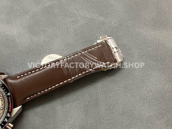 TW Factory Omega Speedmaster Racing 329.32.44.51.06.001 44.25mm Steel Leather Strap Silver Strap (8) TW Factory Omega Speedmaster Racing 329.32.44.51.06.001 44.25mm Steel Leather Strap Silver Dial