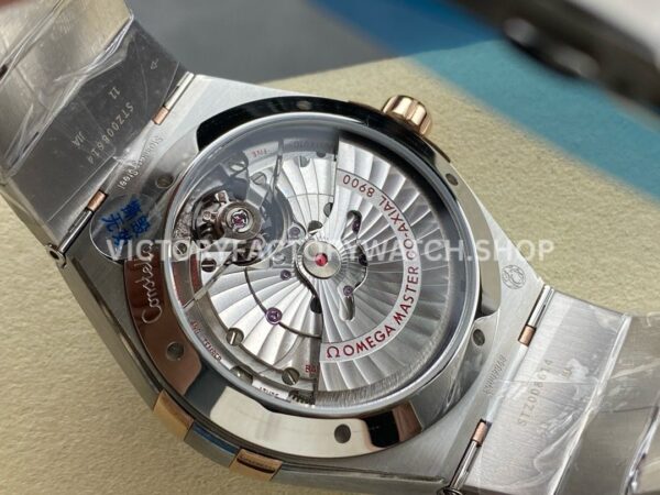 V+ Factory Omega Constellation 131.23.41.21.03.001 41mm Half Rose Gold Blue Ceramic Bezel Blue Dial (2) V+ Factory Omega Constellation 131.23.41.21.03.001 41mm Half Rose Gold Blue Ceramic Bezel Blue Dial