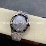 V+ Factory Omega Constellation 131.23.41.21.06.001 41mm Half Rose Gold Black Ceramic Bezel Grey Dial (9) V+ Factory Omega Constellation 131.23.41.21.06.001 41mm Half Rose Gold Black Ceramic Bezel Grey Dial