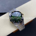V+ Factory Omega Constellation 131.23.41.21.10.001 41mm Half Yellow Gold Black Ceramic Bezel Green Dial (2) V+ Factory Omega Constellation 131.23.41.21.10.001 41mm Half Yellow Gold Black Ceramic Bezel Green Dial