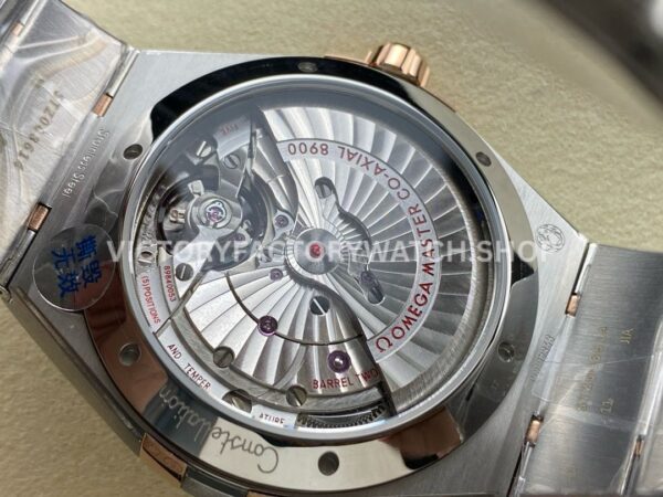 V+ Factory Omega Constellation 131.23.41.21.11.001 41mm Half Rose Gold Black Ceramic Bezel Red Dial (1) V+ Factory Omega Constellation 131.23.41.21.11.001 41mm Half Rose Gold Black Ceramic Bezel Red Dial