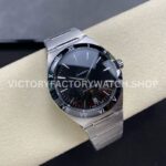 V+ Factory Omega Constellation 131.30.41.21.01.001 41mm Full Steel Black Ceramic Bezel Black Dial