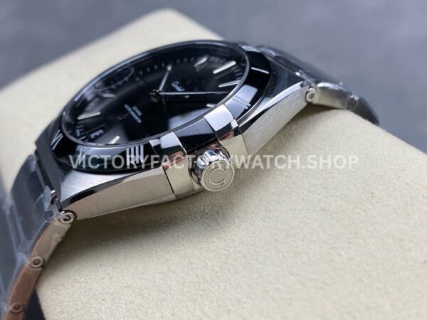 V+ Factory Omega Constellation 131.30.41.21.01.001 41mm Full Steel Black Ceramic Bezel Black Dial