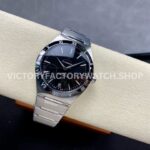 V+ Factory Omega Constellation 131.30.41.21.01.001 41mm Full Steel Black Ceramic Bezel Black Dial