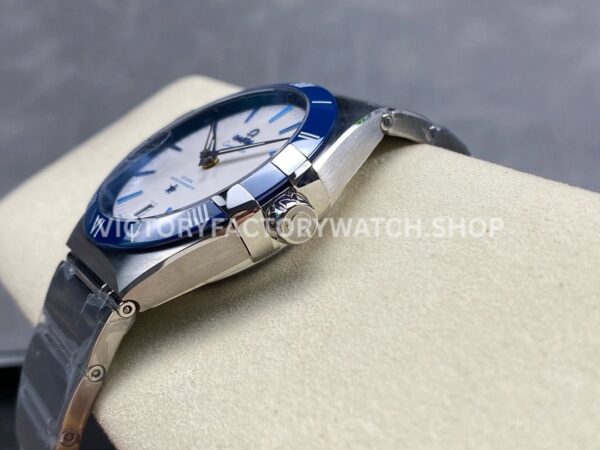 V+ Factory Omega Constellation 131.30.41.21.04.001 41mm Full Steel Blue Ceramic Bezel White Dial (3) V+ Factory Omega Constellation 131.30.41.21.04.001 41mm Full Steel Blue Ceramic Bezel White Dial
