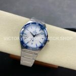 V+ Factory Omega Constellation 131.30.41.21.04.001 41mm Full Steel Blue Ceramic Bezel White Dial (4) V+ Factory Omega Constellation 131.30.41.21.04.001 41mm Full Steel Blue Ceramic Bezel White Dial