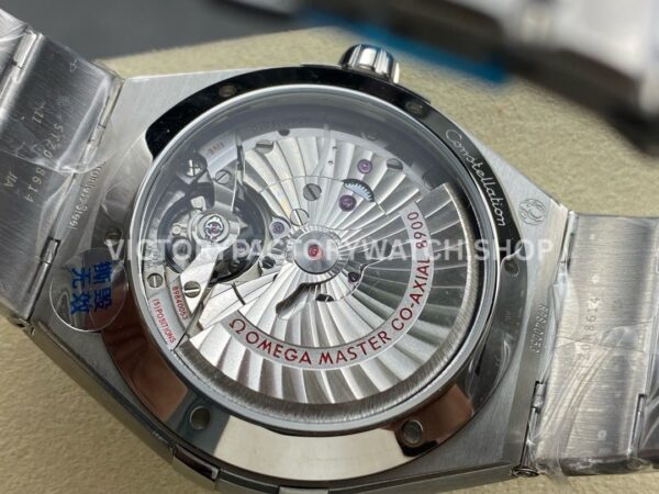 V+ Factory Omega Constellation 131.30.41.21.04.001 41mm Full Steel Blue Ceramic Bezel White Dial (7) V+ Factory Omega Constellation 131.30.41.21.04.001 41mm Full Steel Blue Ceramic Bezel White Dial