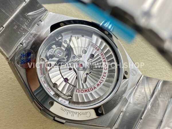 V+ Factory Omega Constellation 131.30.41.21.99.001 41mm Full Steel Black Ceramic Bezel Grey Dial
