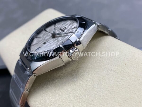 V+ Factory Omega Constellation 131.30.41.21.99.001 41mm Full Steel Black Ceramic Bezel Grey Dial