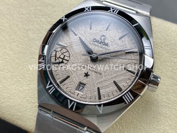 V+ Factory Omega Constellation 131.30.41.21.99.001 41mm Full Steel Black Ceramic Bezel Meteorites White ( V+ Factory Omega Constellation 131.30.41.21.99.001 41mm Full Steel Black Ceramic Bezel Meteorites White Dial