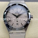 V+ Factory Omega Constellation 131.30.41.21.99.001 41mm Full Steel Black Ceramic Bezel Meteorites White ( (5) V+ Factory Omega Constellation 131.30.41.21.99.001 41mm full steel black ceramic bezel meteorites white dial replica watch