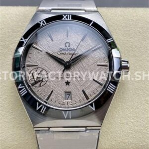 V+ Factory Omega Constellation 131.30.41.21.99.001 41mm Full Steel Black Ceramic Bezel Meteorites White ( (5) V+ Factory Omega Constellation 131.30.41.21.99.001 41mm full steel black ceramic bezel meteorites white dial replica watch