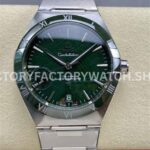 V+ Factory Omega Constellation 131.30.41.21.99.002 41mm Full Steel Green Ceramic Bezel Meteorites Green ( V+ Factory Omega Constellation 131.30.41.21.99.002 41mm full steel green ceramic bezel meteorites green dial replica watch