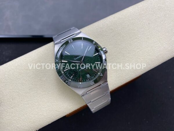 V+ Factory Omega Constellation 131.30.41.21.99.002 41mm Full Steel Green Ceramic Bezel Meteorites Green ( (9) V+ Factory Omega Constellation 131.30.41.21.99.002 41mm Full Steel Green Ceramic Bezel Meteorites Green Dial