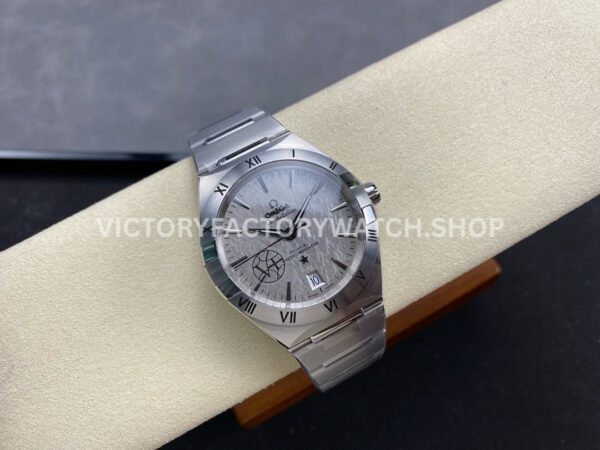 V+ Factory Omega Constellation 131.30.41.21.99.002 41mm Full Steel Silver Titanium Bezel Silver Dial (3) V+ Factory Omega Constellation 131.30.41.21.99.002 41mm Full Steel Silver Titanium Bezel Silver Dial