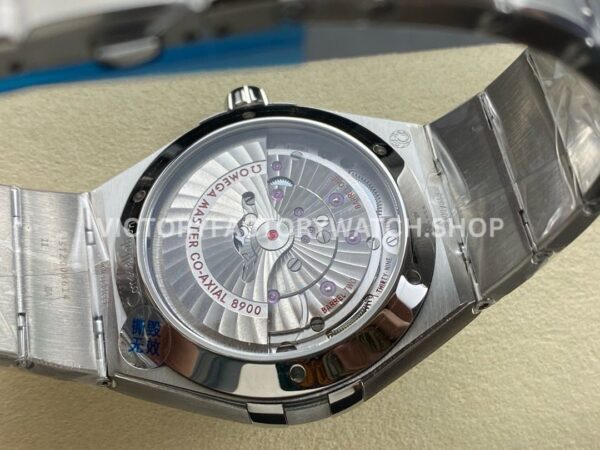 V+ Factory Omega Constellation 131.30.41.21.99.002 41mm Full Steel Silver Titanium Bezel Silver Dial (4) V+ Factory Omega Constellation 131.30.41.21.99.002 41mm Full Steel Silver Titanium Bezel Silver Dial