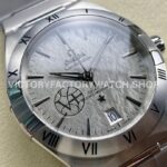 V+ Factory Omega Constellation 131.30.41.21.99.002 41mm Full Steel Silver Titanium Bezel Silver Dial (9) V+ Factory Omega Constellation 131.30.41.21.99.002 41mm Full Steel Silver Titanium Bezel Silver Dial