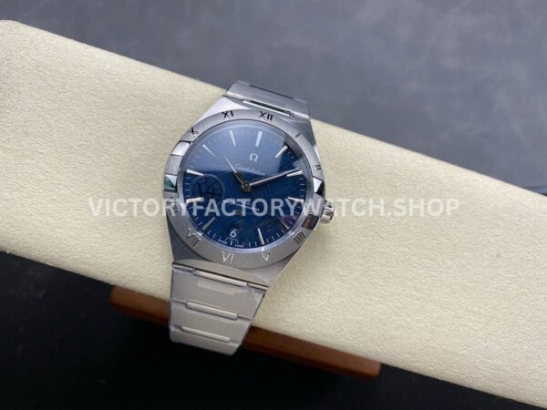 V+ Factory Omega Constellation 131.30.41.21.99.003 41mm Full Steel Silver Titanium Bezel Meteorites Blu ( (4) V+ Factory Omega Constellation 131.30.41.21.99.003 41mm Full Steel Silver Titanium Bezel Meteorites Blue Dial