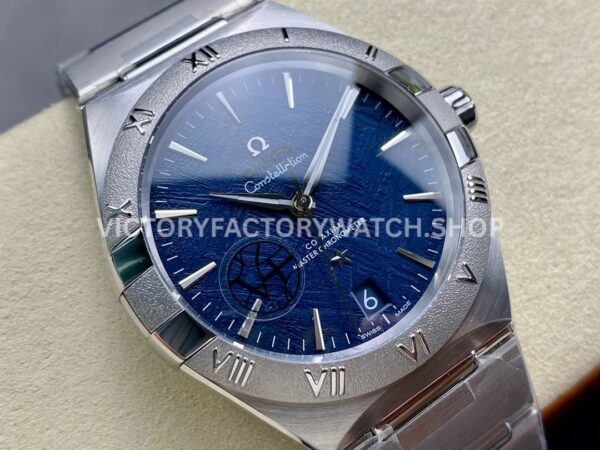 V+ Factory Omega Constellation 131.30.41.21.99.003 41mm Full Steel Silver Titanium Bezel Meteorites Blu ( (9) V+ Factory Omega Constellation 131.30.41.21.99.003 41mm Full Steel Silver Titanium Bezel Meteorites Blue Dial