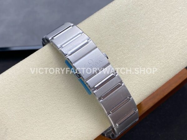 V+ Factory Omega Constellation 131.33.41.21.03.001 41mm Full Steel Blue Ceramic Bezel Blue Dial