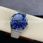 V+ Factory Omega Constellation 131.33.41.21.03.001 41mm Full Steel Blue Ceramic Bezel Blue Dial