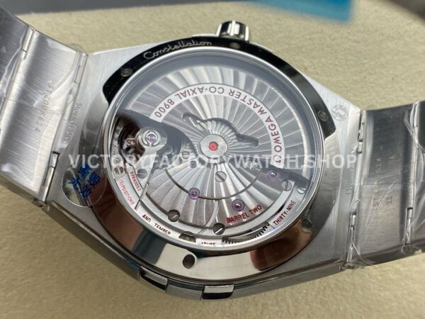 V+ Factory Omega Constellation 131.33.41.21.03.001 41mm Full Steel Blue Ceramic Bezel Blue Dial
