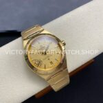V+ Factory Omega Constellation 131.50.41.21.99.001 41mm Full Yellow Gold Ceramic Bezel Champagne Dial