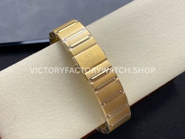 V+ Factory Omega Constellation 131.50.41.21.99.001 41mm Full Yellow Gold Ceramic Bezel Champagne Dial