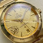 V+ Factory Omega Constellation 131.50.41.21.99.001 41mm Full Yellow Gold Ceramic Bezel Champagne Dial