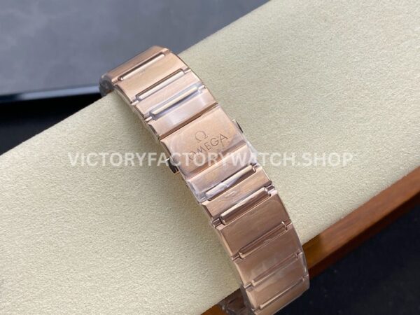 V+ Factory Omega Constellation 131.50.41.21.99.002 41mm Full Rose Gold Ceramic Bezel Champagne Dial