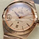 V+ Factory Omega Constellation 131.50.41.21.99.002 41mm Full Rose Gold Ceramic Bezel Champagne Dial