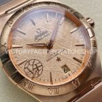 V+ Factory Omega Constellation 131.50.41.21.99.002 41mm Full Rose Gold Ceramic Bezel Champagne Dial