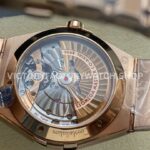 V+ Factory Omega Constellation 131.63.41.21.03.001 41mm Full Rose Gold Blue Ceramic Bezel Blue Dial
