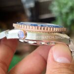VR Factory Omega Seamaster Planet Ocean Chronograph 215.20.46.51.03.001 45.5mm Half Rose Gold Blue Dial