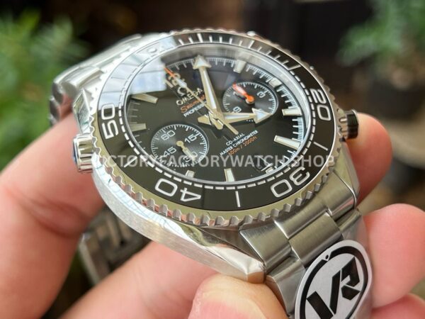 VR Factory Omega Seamaster Planet Ocean Chronograph 215.30.46.51.01.001 45.5mm Full Steel Black Dial