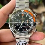 VR Factory Omega Seamaster Planet Ocean Chronograph 215.30.46.51.01.002 45.5mm full steel black dial replica watch