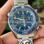 VR Factory Omega Seamaster Planet Ocean Chronograph 215.30.46.51.03.001 45 (5) VR Factory Omega Seamaster Planet Ocean Chronograph 215.30.46.51.03.001 45.5mm Full Steel Blue Dial