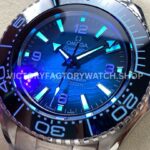 VR Factory Omega Seamaster Ultra Deep 6000M 215.30.46.21.03.002 45mm Arabic Numerals Planet Ocean Blue Dial