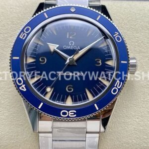VS Factory Omega Seamaster 300 Co‑Axial Master Chronometer 234.30.41.21.03.001 41mm Full (3) VS Factory Omega Seamaster 300 234.30.41.21.03.001 41mm full steel Arabic numerals blue dial replica watch