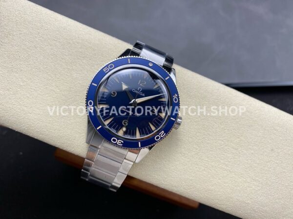 VS Factory Omega Seamaster 300 234.30.41.21.03.001 41mm Full Steel Arabic Numerals Blue Dial