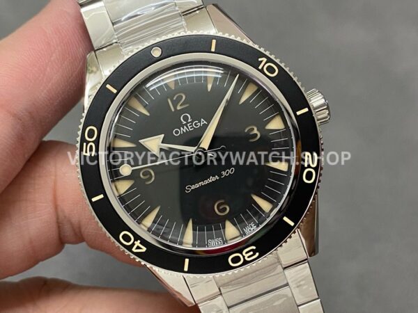 VS Factory Omega Seamaster 300 234.30.41.21.01.001 41mm Full Steel Black Dial