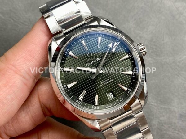 VS Factory Omega Seamaster Aqua Terra 150M 220.10.41.21.01.001 41mm Full Steel Olive Green Dial