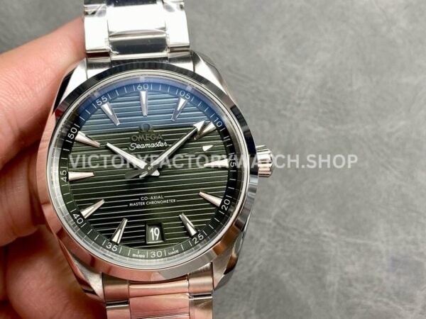 VS Factory Omega Seamaster Aqua Terra 150M 220.10.41.21.01.001 41mm full steel olive green dial replica watch