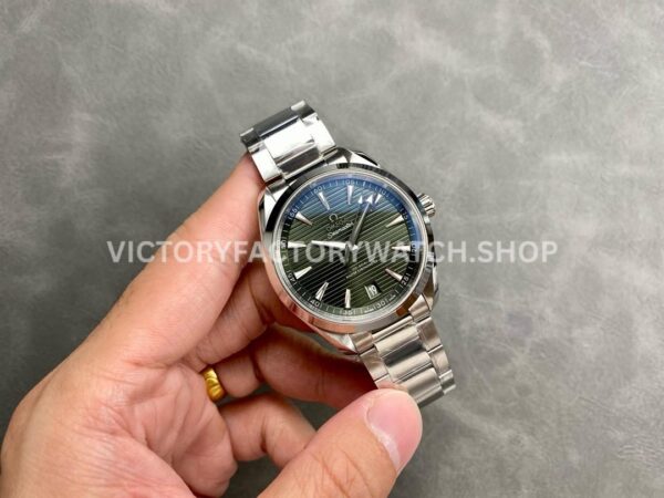 VS Factory Omega Seamaster Aqua Terra 150M 220.10.41.21.01.001 41mm Full Steel Olive Green Dial