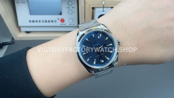 VS Factory Omega Seamaster Aqua Terra 150M 220.10.41.21.03.001 41mm Full Steel Blue Dial