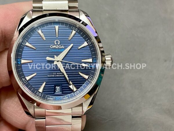 VS Factory Omega Seamaster Aqua Terra 150M 220.10.41.21.03.001 41mm full steel blue dial replica watch