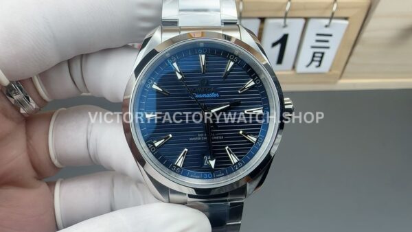 VS Factory Omega Seamaster Aqua Terra 150M 220.10.41.21.03.001 41mm full steel blue dial replica watch