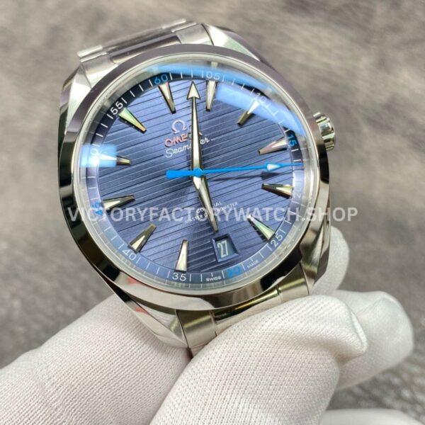 VS Factory Omega Seamaster Aqua Terra 150M 220.10.41.21.03.002 41mm Full Steel Blue Dial